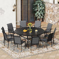 VICLLAX 11 Pieces Patio Outdoor Dining Set by HOME