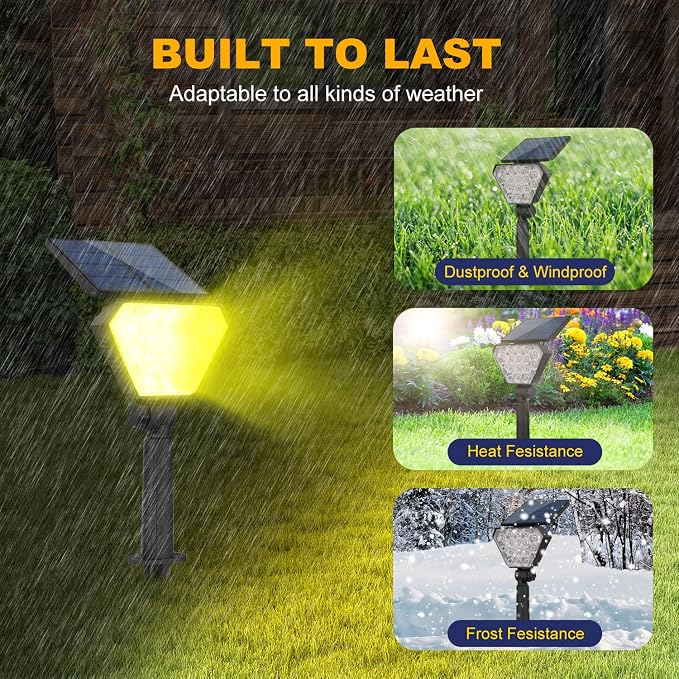 T-SUN Solar Lights Outdoor Waterproof IP65 - Image 6