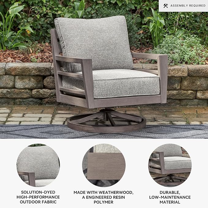 Signature Design by Ashley Hillside Barn Urban Nuvella Weather Resistant Fabric - Image 4