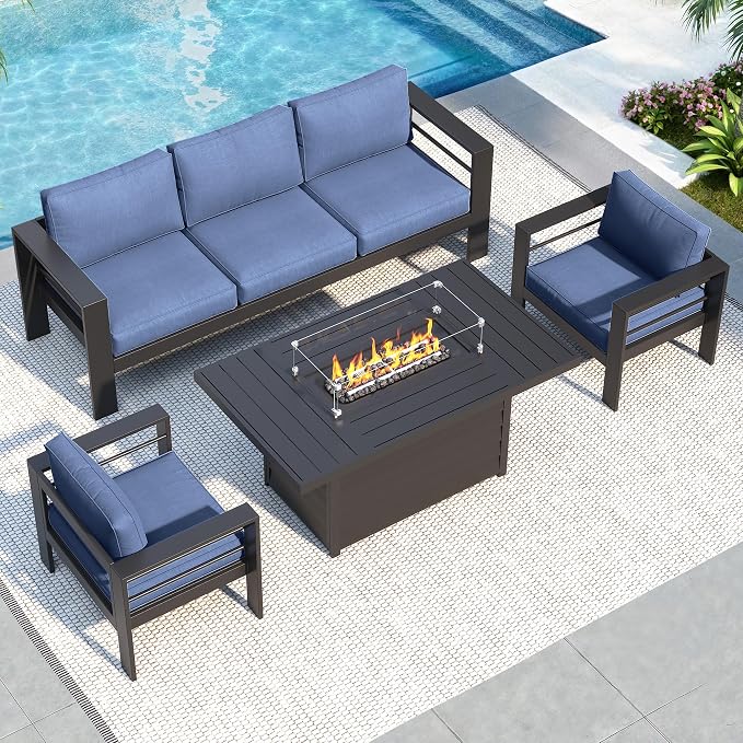 Solaste Aluminum Patio Furniture Set - Image 2
