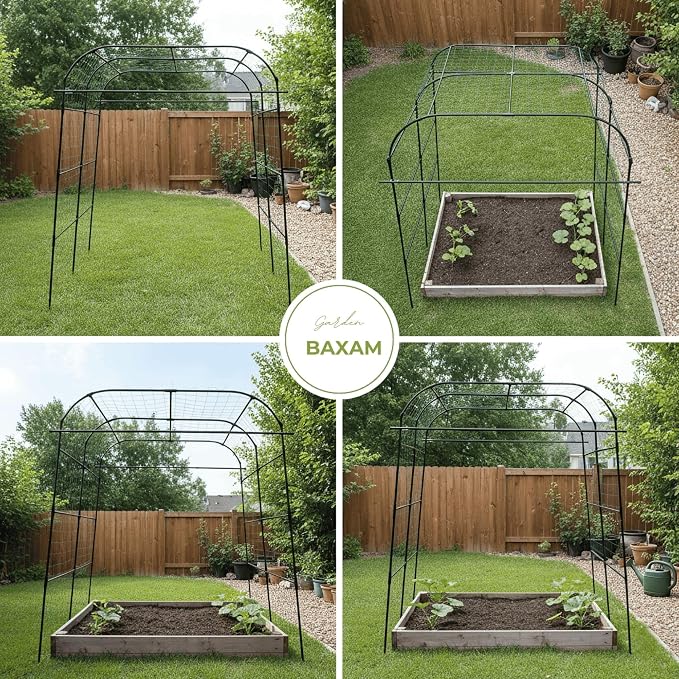 Wide Arch Trellis 7FT Extra Tall Garden Trellis Arch – Sturdy Plastic Coated - Image 8