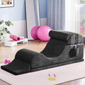 Convertible Yoga Chair for Adults, Ergonomic Foam Lounge by smilesun