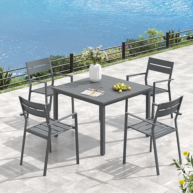 VICLLAX Square Patio Dining Table - Image 2