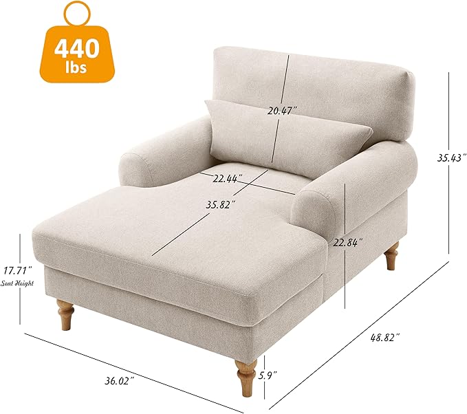 Modern Chaise Lounge Chair - Image 2