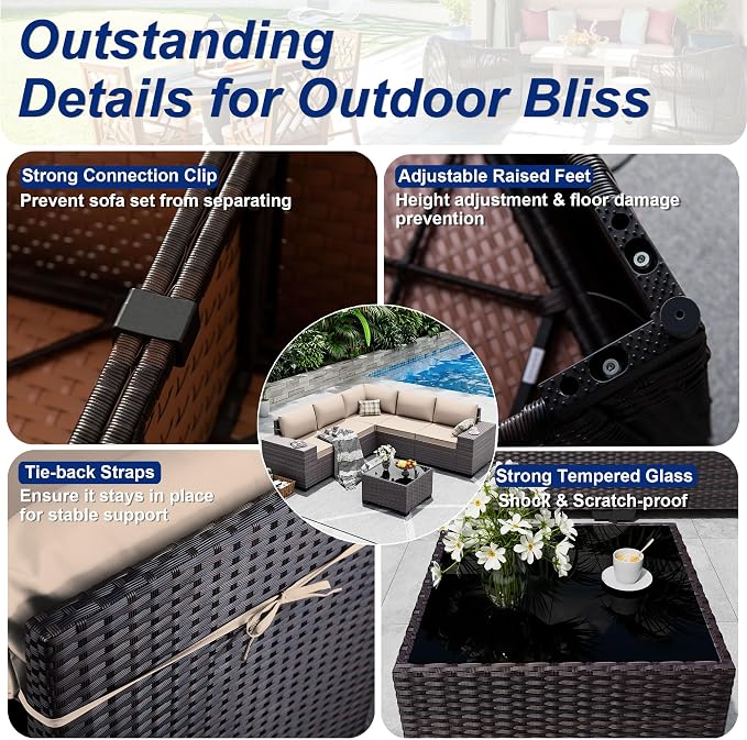 Outdoor Patio Furniture Set - Image 7