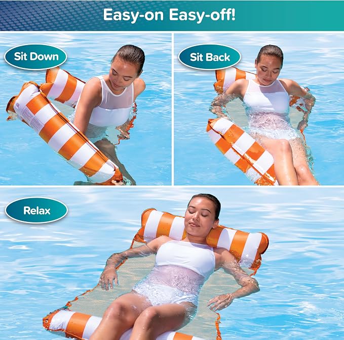 Aqua Original 4-in-1 Monterey Hammock Pool Float & Water Hammock – Multi-Purpose - Image 6