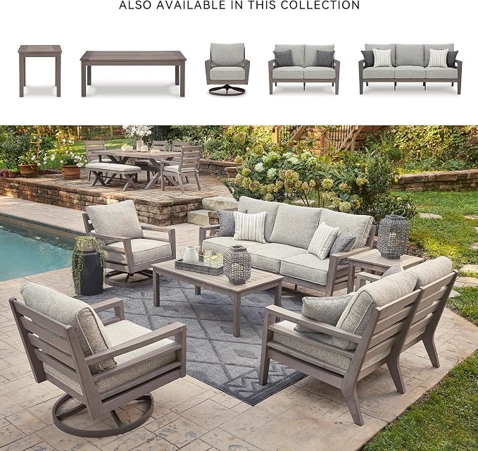 Signature Design by Ashley Hillside Barn Contemporary Weather Resistant Outdoor - Image 6