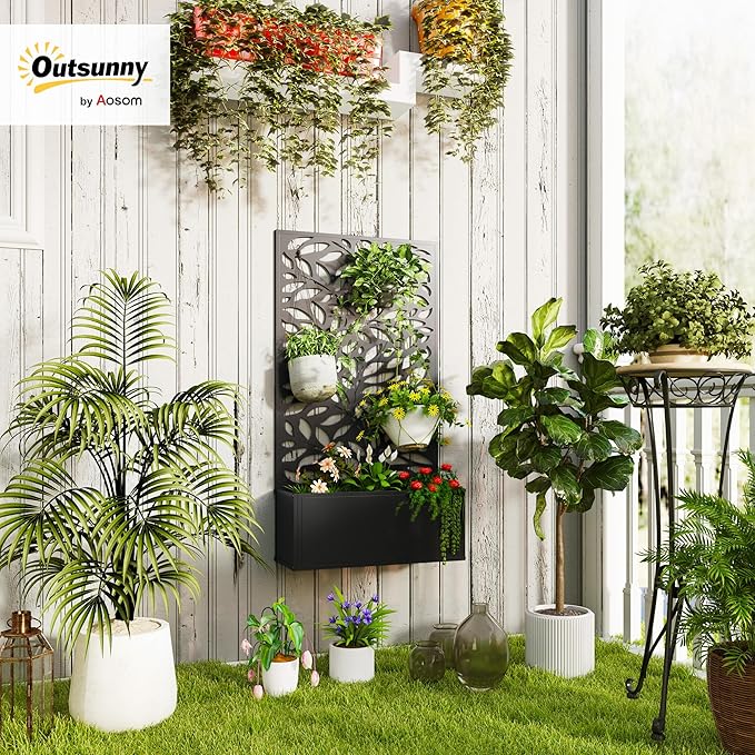 Outsunny Metal Raised Garden Bed - Image 2