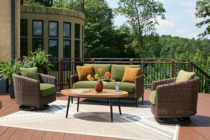Signature Design by Ashley Horizon Hall Casual Outdoor Coffee Table - Image 11