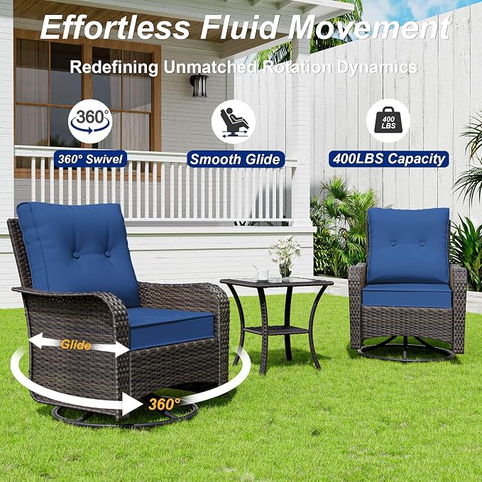 9 Pieces Patio Furniture Set - Image 3
