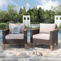 PHI VILLA 2-Piece Outdoor Wicker Furniture Set by PHIVILLAThepioneerofcomfortablehouseholdsupplies