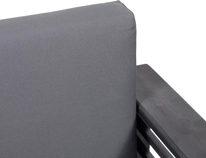 Christopher Knight Home Louver Club Chairs, Dark Gray - Image 7