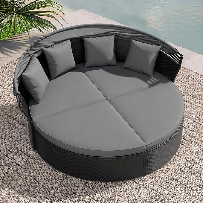 Crownland Outdoor Round Daybed - Image 7