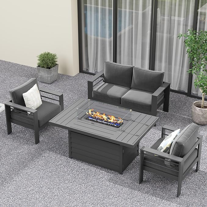 Solaste Aluminum Patio Furniture Set - Image 9