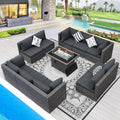 BULEXYARD 11 Piece High Back Outdoor Patio Set by BULEXYARDFURNITURE
