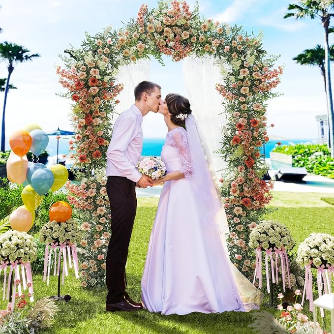 Giantex Garden Arch Trellis, Decorative Wedding Arch - Image 3