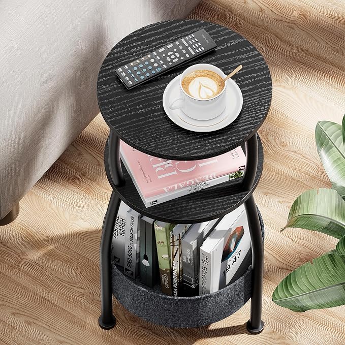 Small Round Side Table for Living Room - Image 7