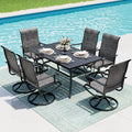 7-Piece Outdoor Dining Set, Patio Furniture Set by PATIOPIA