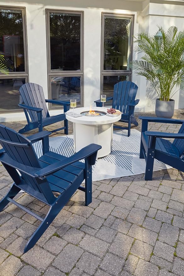 Signature Design by Ashley Outdoor Sundown Treasure HDPE Patio Adirondack Chair - Image 16
