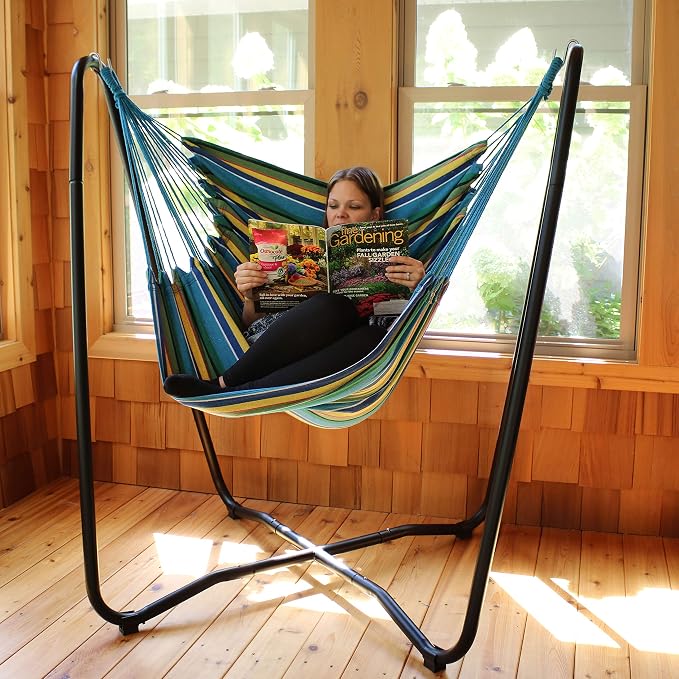 Sunnydaze Hanging Hammock Chair - Image 7