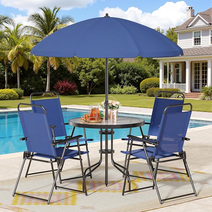 Shintenchi 6 Piece Patio Dining Set by Shintenchi