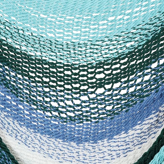 Sunnydaze Caribbean XL Hanging Outdoor Hammock Chair - Image 6