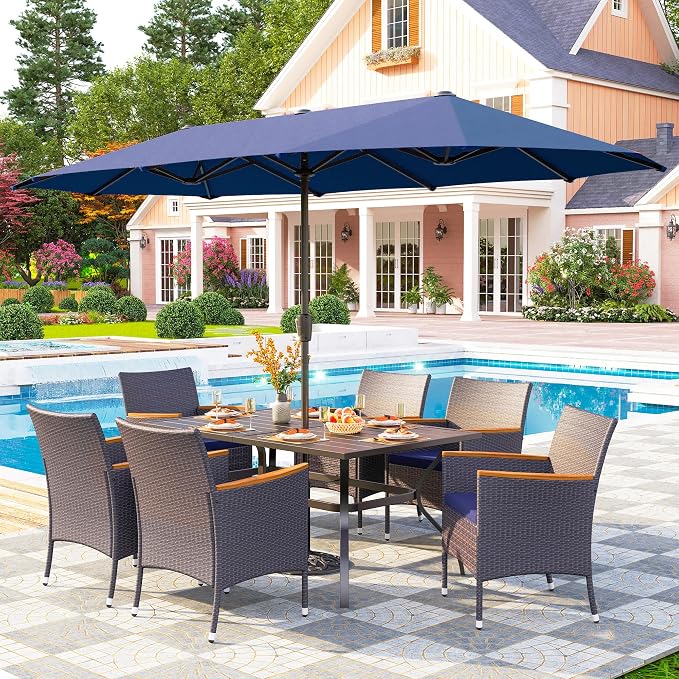 PHI VILLA 8-Piece Patio Dining Set - Image 6