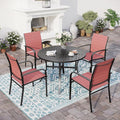 5 Piece Patio Dining Set for 4, Outdoor Table and Chairs Set for Lawn Backyard by SUNSHINEVALLEY