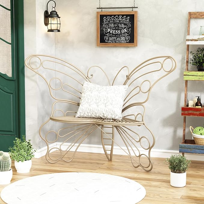50 Inches Outdoor Bench, Garden Bench - Image 5
