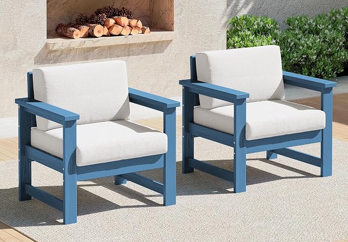 SERWALL 2 Pieces Single Cushioned Lounge Chair by SERWALL