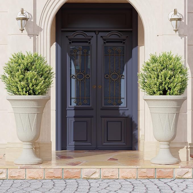 23" Tall Planters for Outdoor Plants Set of 2, Planter - Image 6