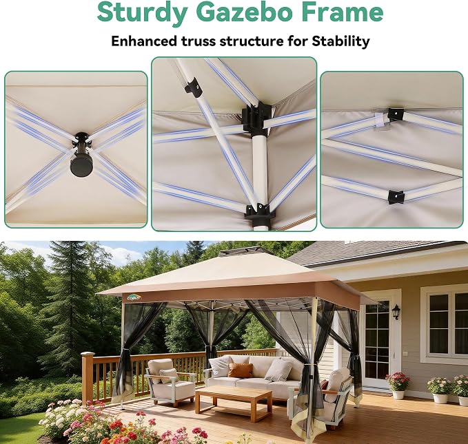 COBIZI 10x15 FT Pop up Gazebo on Clearance - Image 4