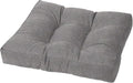 Cushion Source Tufted Ottoman Cushions, Sunbrella Elements Cast Slate by CushionSource