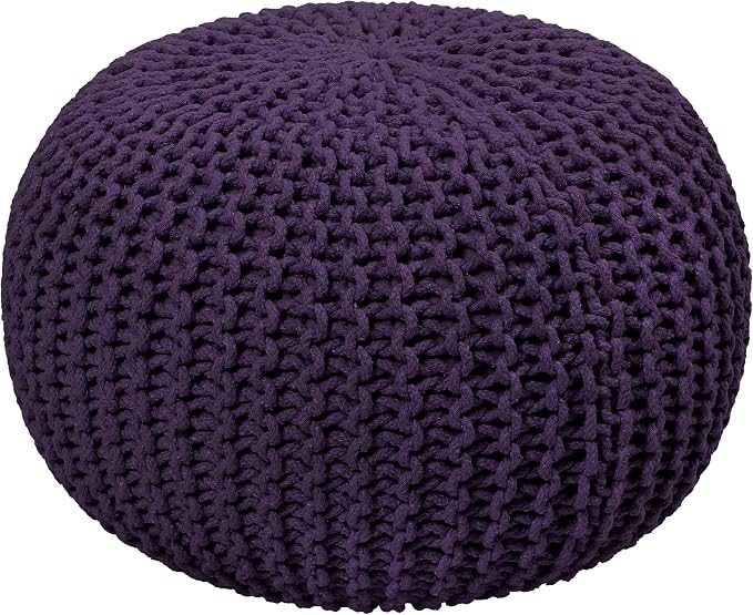 COTTON CRAFT Round Dori Pouf by COTTONCRAFT