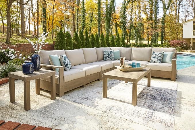 Signature Design by Ashley Silo Point Casual Outdoor Square Patio End Table - Image 13