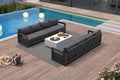 PURPLE LEAF Patio Furniture Set Open-End Outdoor Couch by Unknown