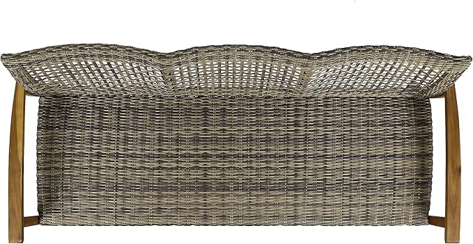Christopher Knight Home Marcia Outdoor Wood Sofa, 75.50 x 31.00 x 31.50 - Image 5
