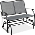 Best Choice Products 2-Person Outdoor Patio Swing Glider Steel Bench Loveseat by BestChoiceProducts