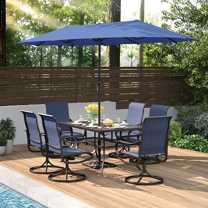 PHI VILLA 8 Piece Patio Dining Set by PHIVILLAThepioneerofcomfortablehouseholdsupplies