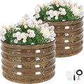 G GOOD GAIN Round Raised Garden Bed by GGOODGAIN