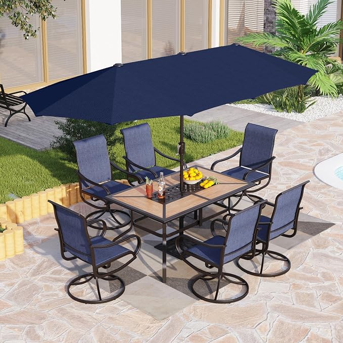 PHI VILLA Patio Dining Set by PHIVILLAThepioneerofcomfortablehouseholdsupplies
