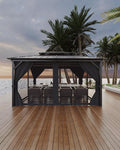 GarveeLife Hardtop Gazebo 12 ft x14 ft by GarveeLife