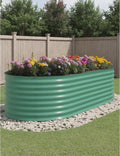 GarveeLife 8x4x2 ft Galvanized Raised Garden Bed by GarveeLife