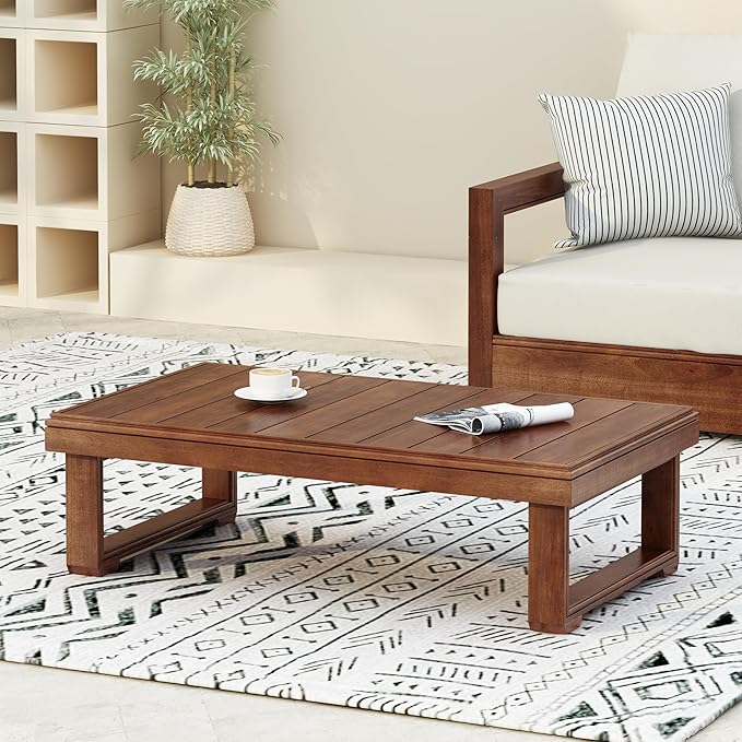 Christopher Knight Home Westchester Rectangular Outdoor Coffee Table, Slat - Image 4