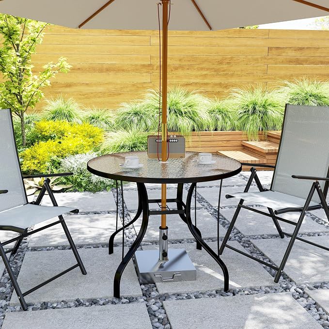 Outsunny 38" Round Patio Table - Image 9