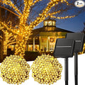 Solar String Lights Outdoor, 2 Pack Total 80FT 200 LED Solar Powered String by Minetom