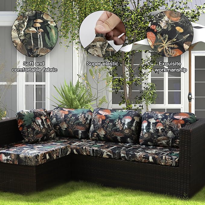 Outdoor Cushion Covers Set, Replacement - Image 6