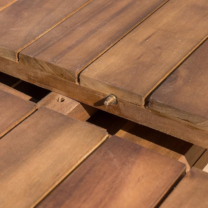 Christopher Knight Home Wilson Outdoor Expandable Acacia Wood Dining Table - Image 10