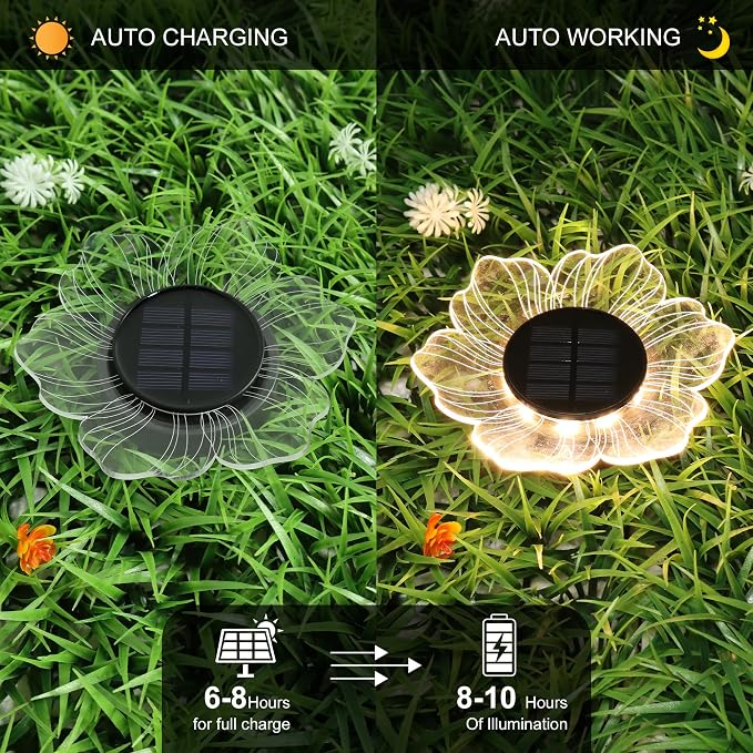 Roaming Acrylic Petal Bury Light 3-Pack Suitable - Image 6