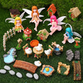 35 Pcs Fairy Garden Accessories Miniatures Garden Kit by GGSTDDUP